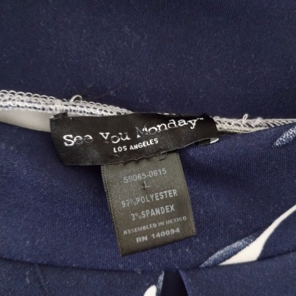 See You Monday Floral Skirt Size L - Picture 2 of 3